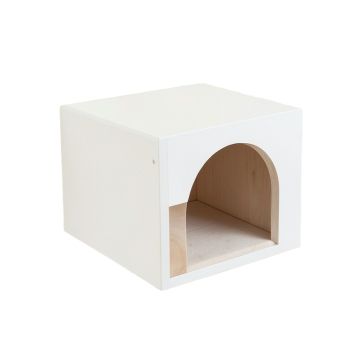 Rowan Crossing Wall-Mounted Cat Perch - White