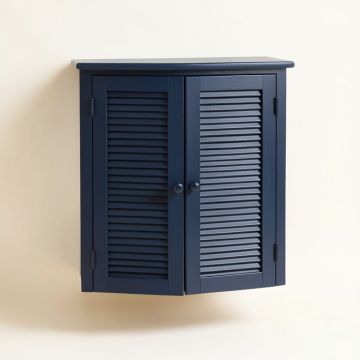 Hazel Crossing Wall-Mounted Laundry Cabinet - Navy (synthetic illustration; no displayed measurements)