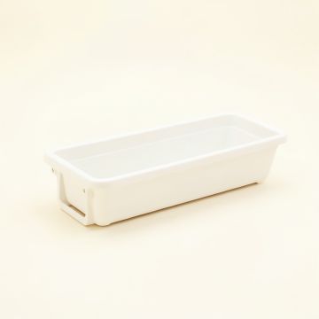 Ash Arc Empty Railing Planter With Integral Brackets (synthetic illustration; no displayed measurements)