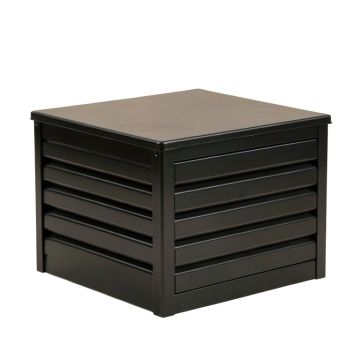 Dune Brook Closed Outdoor Storage Box - Black