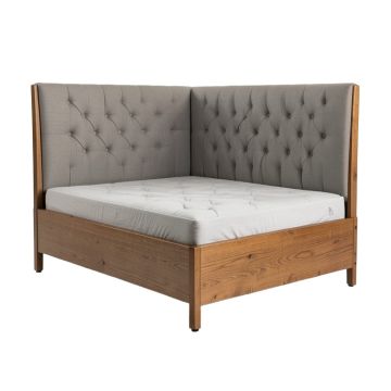 Rick Solid Wood Tufted Upholstered Storage Platform Bed