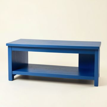 Lake Branch Indoor Bench - Blue (synthetic illustration; no displayed measurements)