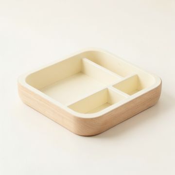 Reed Arc Empty Pantry Drawer Organizer Insert - Cream (synthetic illustration; no displayed measurements)