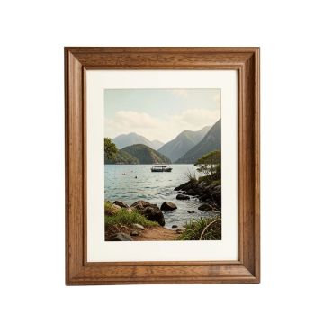 Hawaii Napali By Anderson Design Group Framed Vintage Advertisement