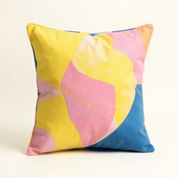 Calhoon Picasso Inspired Square Cotton Pillow Cover (synthetic illustration; no displayed measurements)