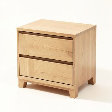 Kachayr 2 - Drawer Nightstand In Light Brown (synthetic illustration; no displayed measurements)