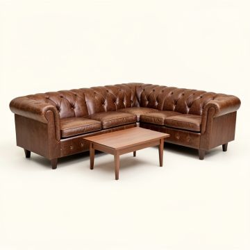 Doucette Mid Century Modern 2 Piece Button Tufted Living Room Set (synthetic illustration; no displayed measurements)