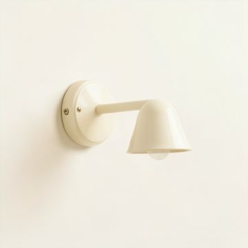 Glen Bluff Wall Sconce Mounted On A Plain Wall - Cream (synthetic illustration; no displayed measurements)