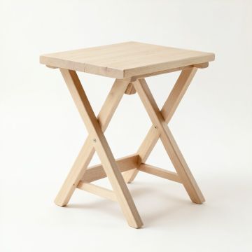 Linden Crossing Compact Balcony Table - Beige (synthetic illustration; no displayed measurements)
