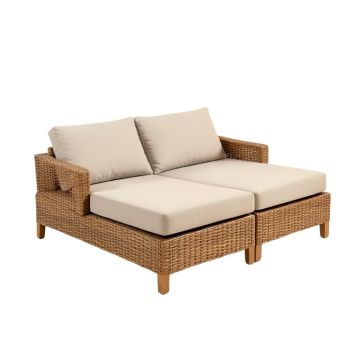 Whitnash 3 Piece Rattan Patio Daybed