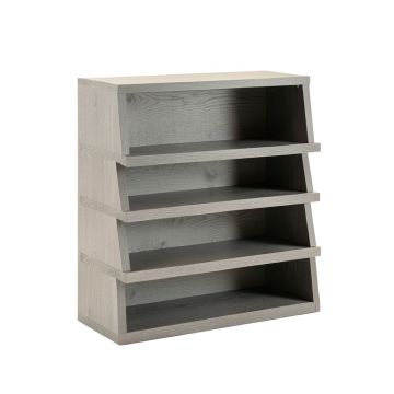 Field Falls Desktop Shelving Unit - Gray