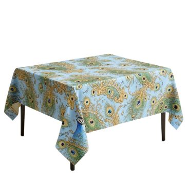 Ambesonne Peacock Tablecloth