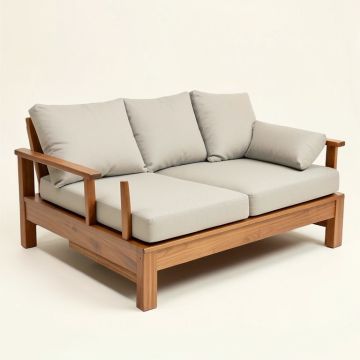 Alamo Patio Daybed With Cushions (synthetic illustration; no displayed measurements)