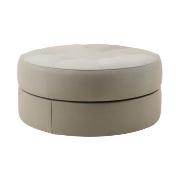 Darell 36 '' Wide Tufted Round Storage Ottoman