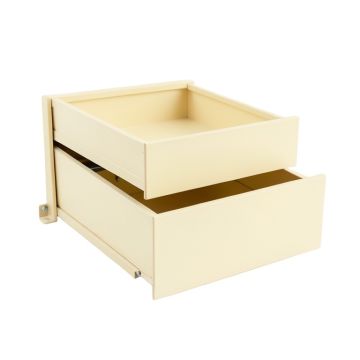 Vale Bluff Under-Desk Drawer Unit - Cream