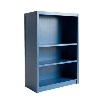 Oak Bend Freestanding Bookcase - Blue (synthetic illustration; no displayed measurements)