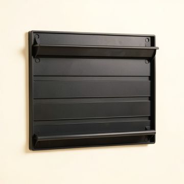 Spruce Dale Empty Wall-Mounted Tool Organizer Panel - Black (synthetic illustration; no displayed measurements)