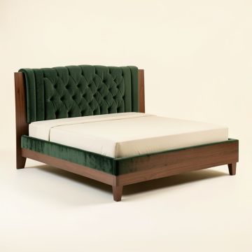 Viola Glam And Luxe Upholstered Platform Bed (synthetic illustration; no displayed measurements)