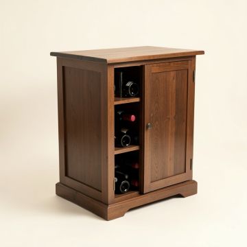 Skidaway Bar With Wine Storage (synthetic illustration; no displayed measurements)