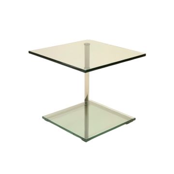 Bancroft Glass Top End Table
