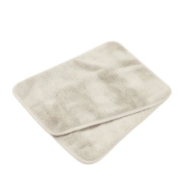 Gertie Large Premium Micro Plush Rectangle Memory Foam Non-Slip 2 Piece Bath Rug Set
