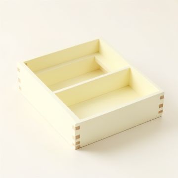Ash Branch Empty Pantry Drawer Organizer Insert - Ivory (synthetic illustration; no displayed measurements)