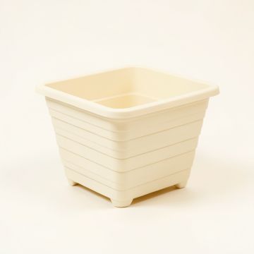 Ridge Crest Empty Raised Planter - Ivory (synthetic illustration; no displayed measurements)