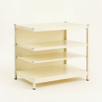 Cliff Crossing Desktop Shelving Unit - Cream (synthetic illustration; no displayed measurements)