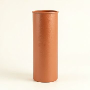 Vale Bend Empty Decorative Vase - Terracotta (synthetic illustration; no displayed measurements)