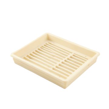 Cedar Bend Empty Under-Desk Cable Tray - Ivory (synthetic illustration; no displayed measurements)
