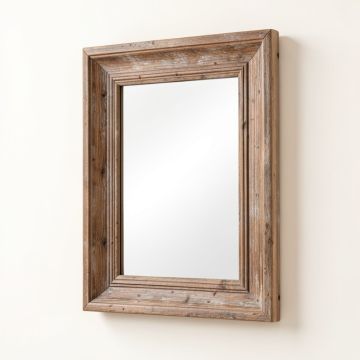 Rustic Beveled Distressed Accent Mirror (synthetic illustration; no displayed measurements)