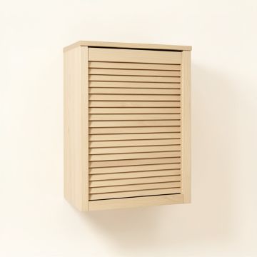 Ash Dell Wall-Mounted Laundry Cabinet - Beige (synthetic illustration; no displayed measurements)