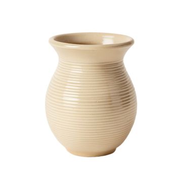 Brook Canyon Empty Decorative Vase - Beige