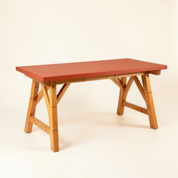 Brook Brook Empty Workshop Workbench - Terracotta (synthetic illustration; no displayed measurements)