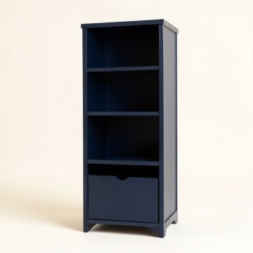 Clay Crest Narrow Cubby Tower - Navy (synthetic illustration; no displayed measurements)