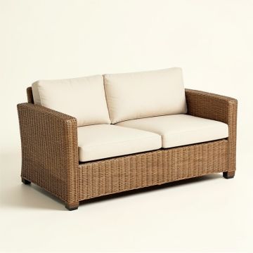 Waterbury Patio Sofa With Cushions (synthetic illustration; no displayed measurements)