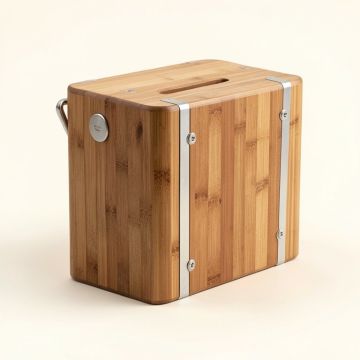Bamboo Shower Caddy (synthetic illustration; no displayed measurements)