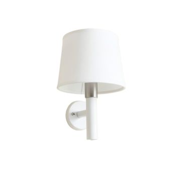 Lake Dale Wall Sconce Mounted On A Plain Wall - White