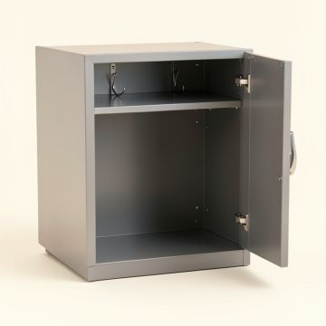 Moss Branch Empty Mug-Storage Cabinet Insert - Gray (synthetic illustration; no displayed measurements)