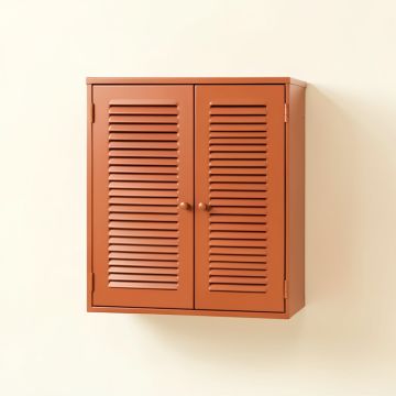 Heath Crossing Wall-Mounted Laundry Cabinet - Terracotta (synthetic illustration; no displayed measurements)