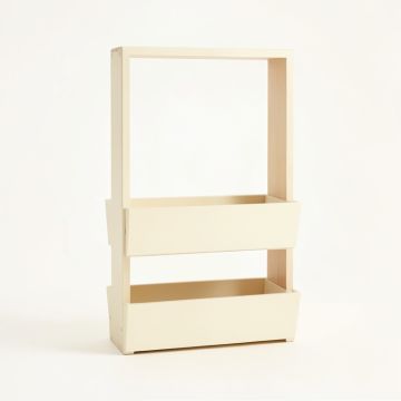 Field Crest Empty Vertical Garden Frame - Cream (synthetic illustration; no displayed measurements)