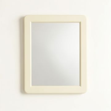 Harbor Bridge Framed Wall Mirror - Cream (synthetic illustration; no displayed measurements)