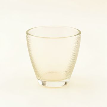 Aspen Bluff Empty Candle Holder - Cream (synthetic illustration; no displayed measurements)