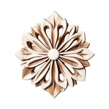 Decorative Carved Floral Wall Décor
