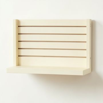 Oak Canyon Wall-Mounted Entryway Organizer Shelf - Cream (synthetic illustration; no displayed measurements)