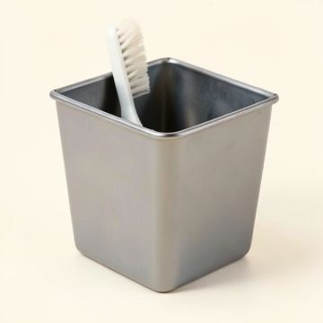 Square Waste Basket & Toilet Brush Set (synthetic illustration; no displayed measurements)