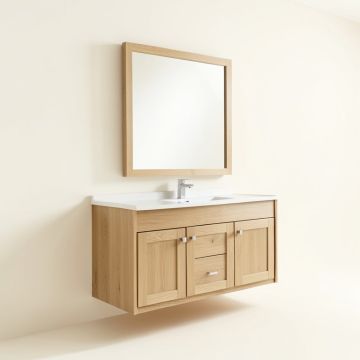 Tribecca 30 '' Wall-Mounted Single Bathroom Vanity Set (synthetic illustration; no displayed measurements)