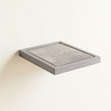 Sage Bend Wall-Mounted Cat Perch - Gray (synthetic illustration; no displayed measurements)