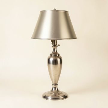 Daye 30 '' Antique Silver Table Lamp (synthetic illustration; no displayed measurements)