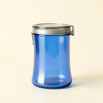 Spruce Branch Storage Canister With Lid - Blue (synthetic illustration; no displayed measurements)